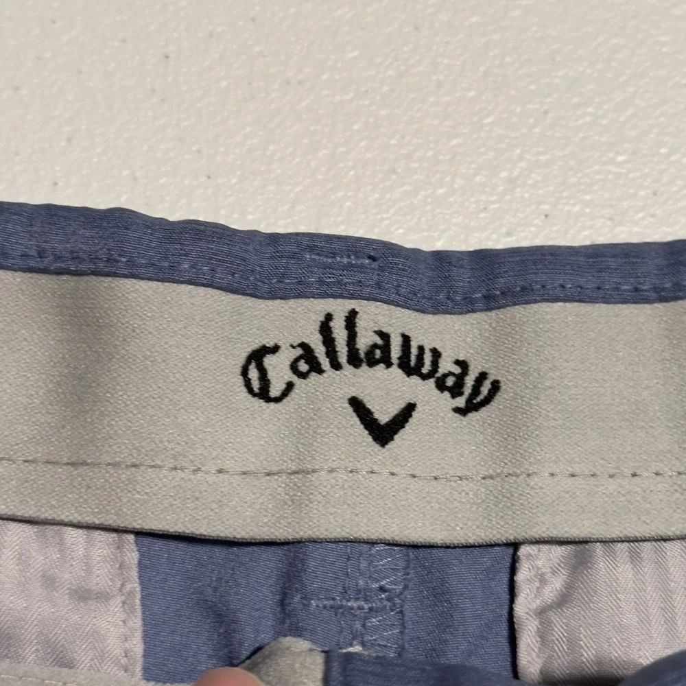 Callaway‎ Golf Shorts 32 Men Flat Front Blue 9